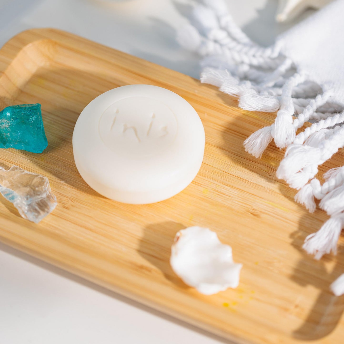 Inis the Energy of the Sea - Sea Mineral Soap Bar for Women and Men, Triple-Milled Bar Soap with Shea Butter, Sea Salt and Seaweed, Clean Ocean Fresh Scent, 3.5 oz