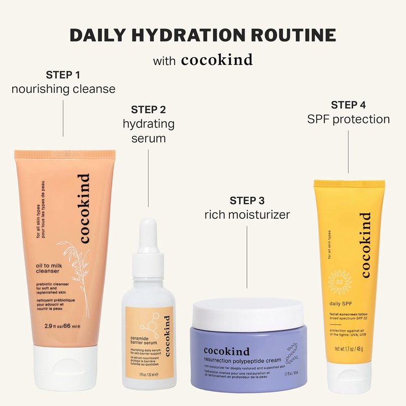 Cocokind Daily SPF, Mineral Face Sunscreen with Zinc Oxide, SPF 32, Reef Safe, Unscented, All Skin Types, Non-Toxic, Cruelty Free, 1.7 fl oz