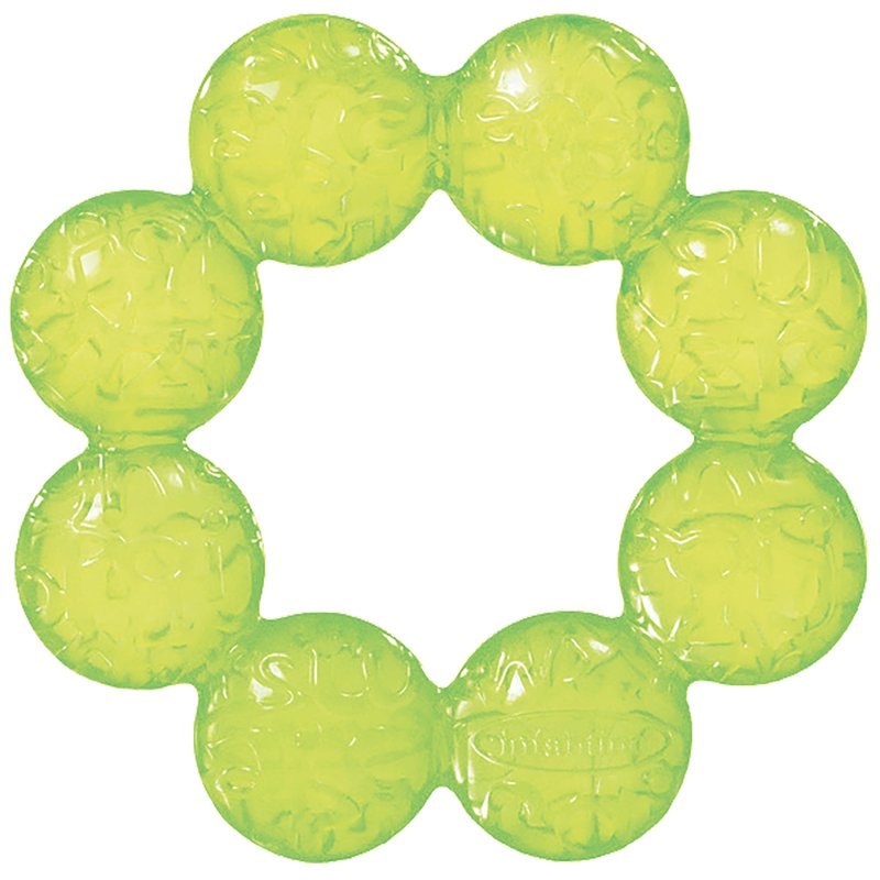 Infantino Water Teethers – Sensory Exploration, Teething, Cooling & Massaging Relief for Sore Gums, Lime & Blue, 3-Pack