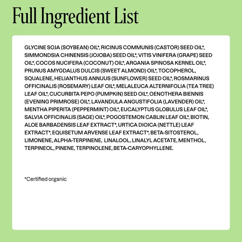 Cliganic Rosemary Hair & Scalp Oil with Biotin & Jojoba With Herbal Organic Ingredients - Serum To Smooth & Soften Frizzy, Damaged Hair, Split Ends & Dry Scalp, Promote Fuller-Looking Hair, 4 Fl Oz