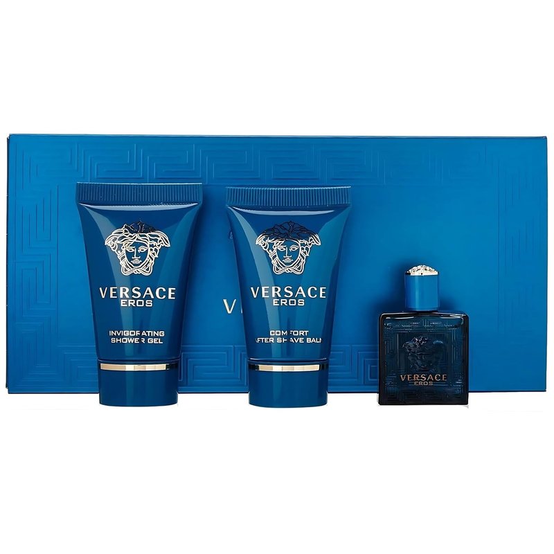 Eros Perfume for Men - Versatile 3-Piece Mini Gift Set | Ideal for Gifting