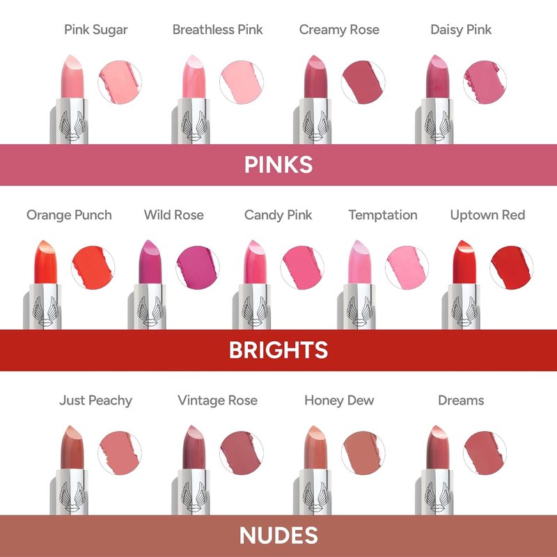 True + Luscious Super Moisture Lipstick | Satin Cream Lip Color for Lasting Hydration | Hyaluronic Acid Konjac Root Powder | Vegan Cruelty-Free Gluten-Free Flatters All Skin Tones | Honeydew