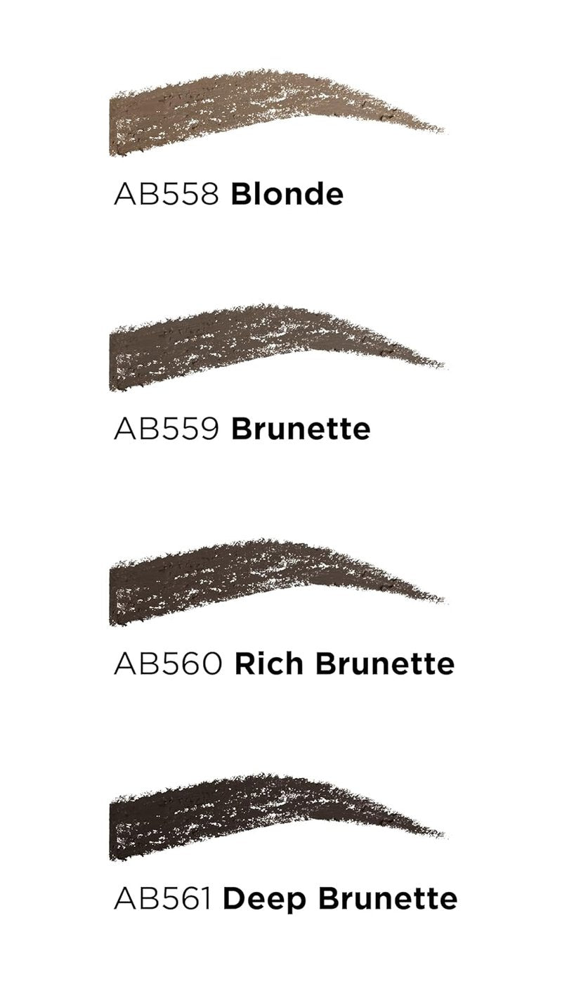 Kokie Cosmetics Eyebrow Pencil - High Brow Angled Design for Precision | Rich Brunette, 0.012 Ounce