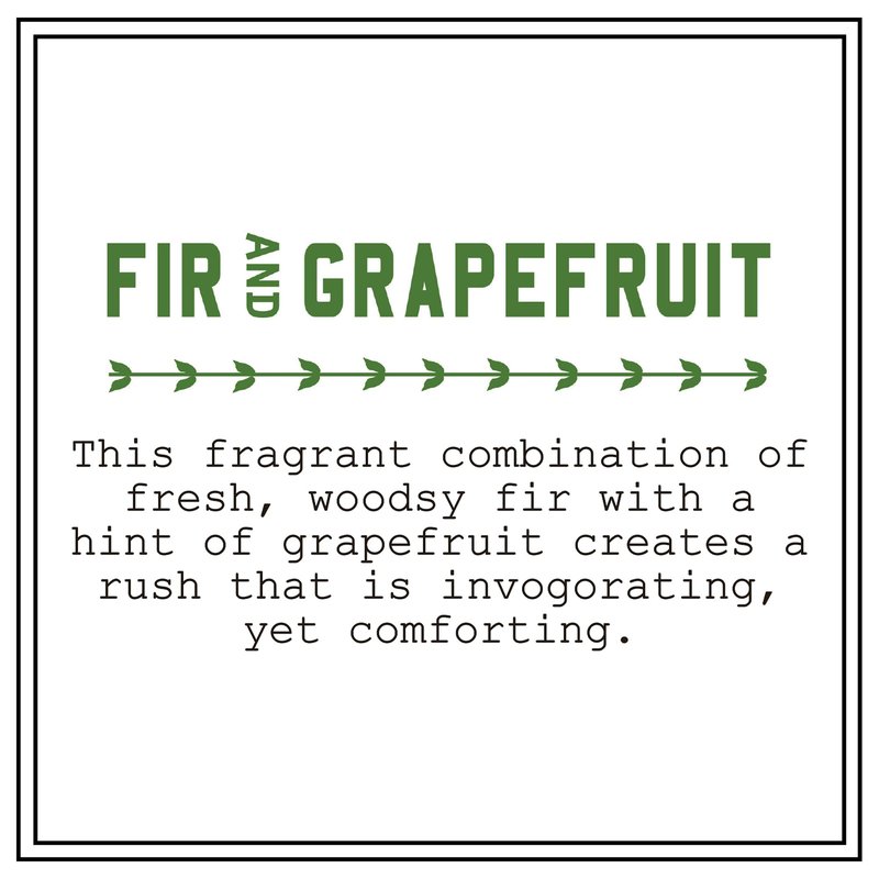 Barr-Co. Fir & Grapefruit Apothecary Jar Candle, Bright Woody Citrus, 100% Vegetable & Soy Wax Candles for Home, 120-Hour Burn Time, Clean Burning Candles, 20 oz Each (Set of 2)