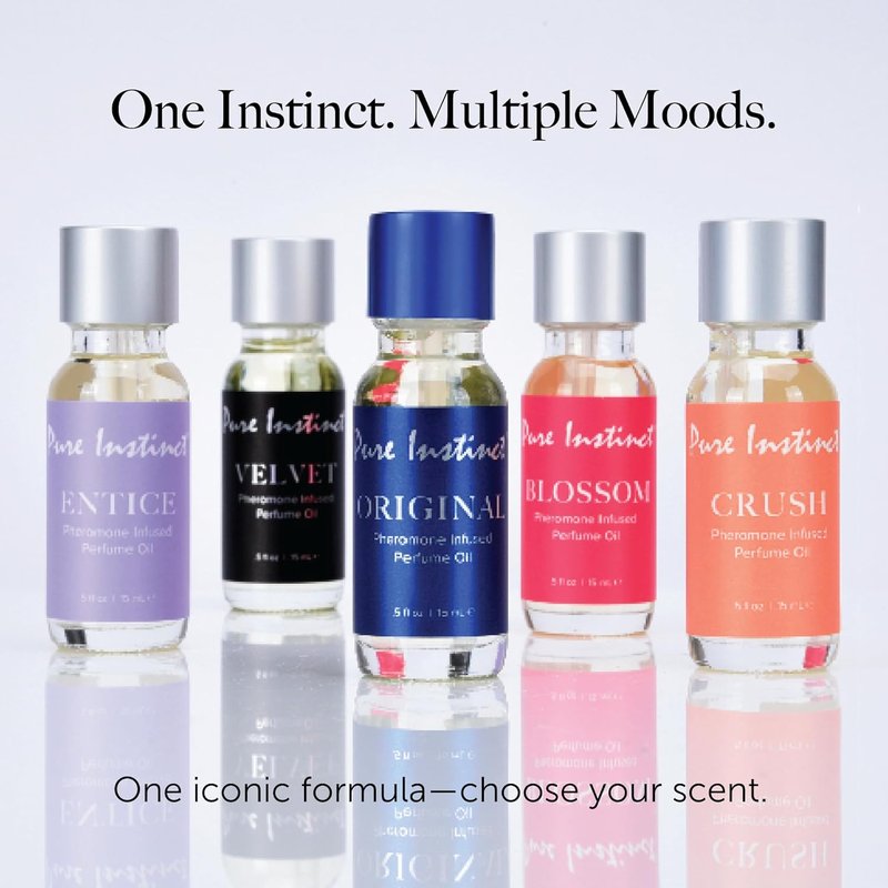 Pure Instinct Velvet Pheromone Perfume Oil for Women - Warm & Addictive Scent with Plum, Rose & Vanilla | 15 mL