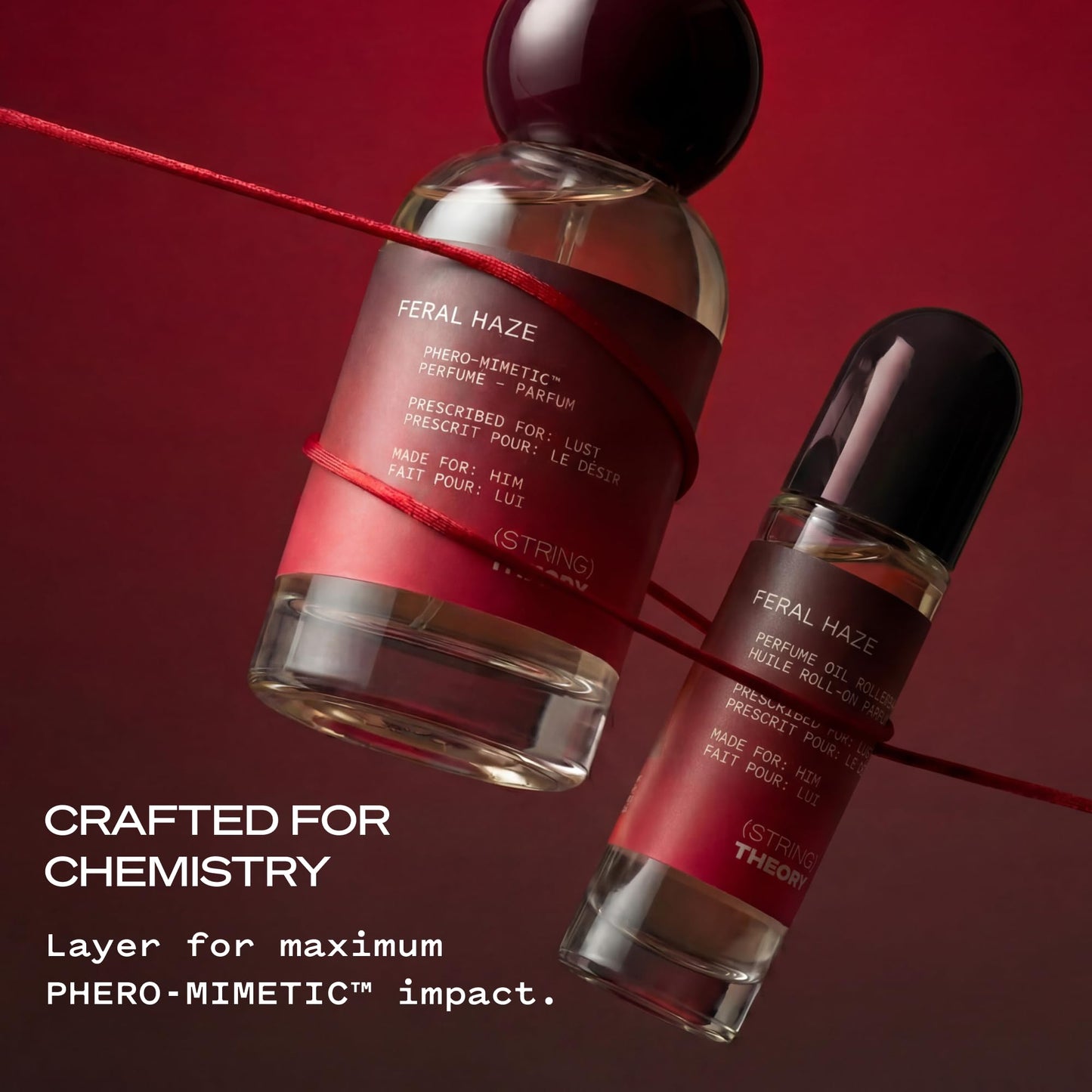 STRING THEORY Pheromone Cologne for Men - Spicy & Smoky Vanilla Woody Musk - Eau De Parfum Fragrance - Dark Rum, Vanilla, Oakwood & Skin Musk - Pheromones Phero-Mimetic Men's Cologne Perfume Spray
