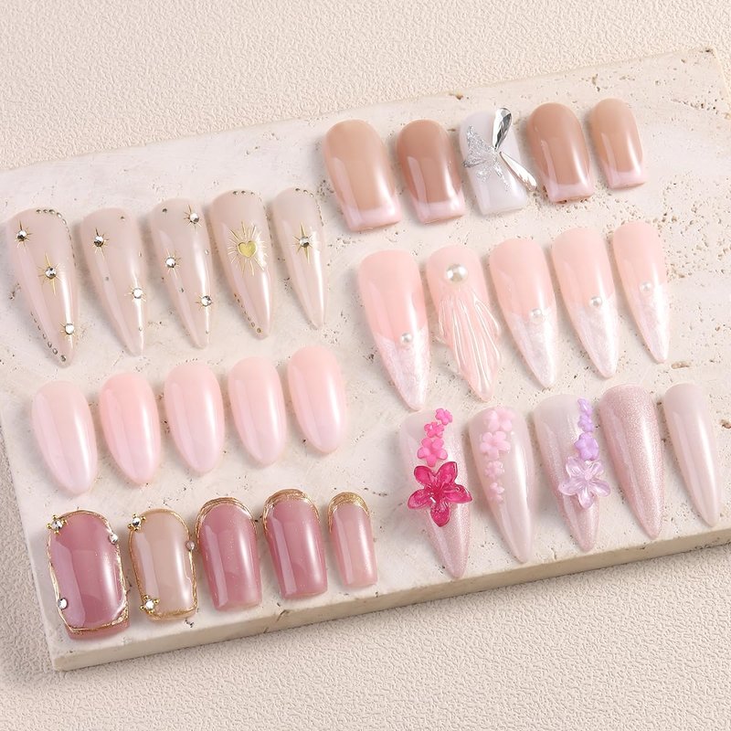 Fcozpjk Jelly Gel Nail Polish Set 6 Colors Translucent Nail Gel Kit with Top & Base Coat Neutral Pink Nude Brown Milky White Nail Gel Polish Soak Off UV Light Cure Crystal Gel Manicure Salon Supplies