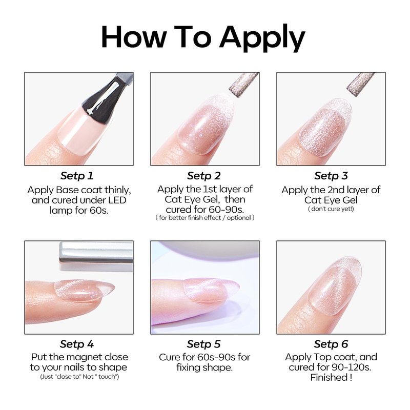 modelones Jelly Gel Nail Polish Set,Cat Eye Gel Polish Nude Brown White Jelly Neutral Skin Tone Hema Free 6 Colors Wedding Gel Polish Set Sheer Transparent Effect DIY French Nail Art Gifts for Women