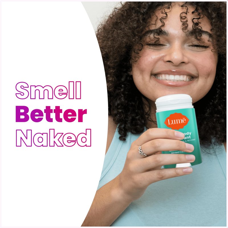 Lume Whole Body Deodorant - Invisible Cream Stick - 72 Hour Odor Control - Aluminum Free, Baking Soda Free, Skin Safe - 2.2 Ounce (Pack of 2) (Minted Cucumber)