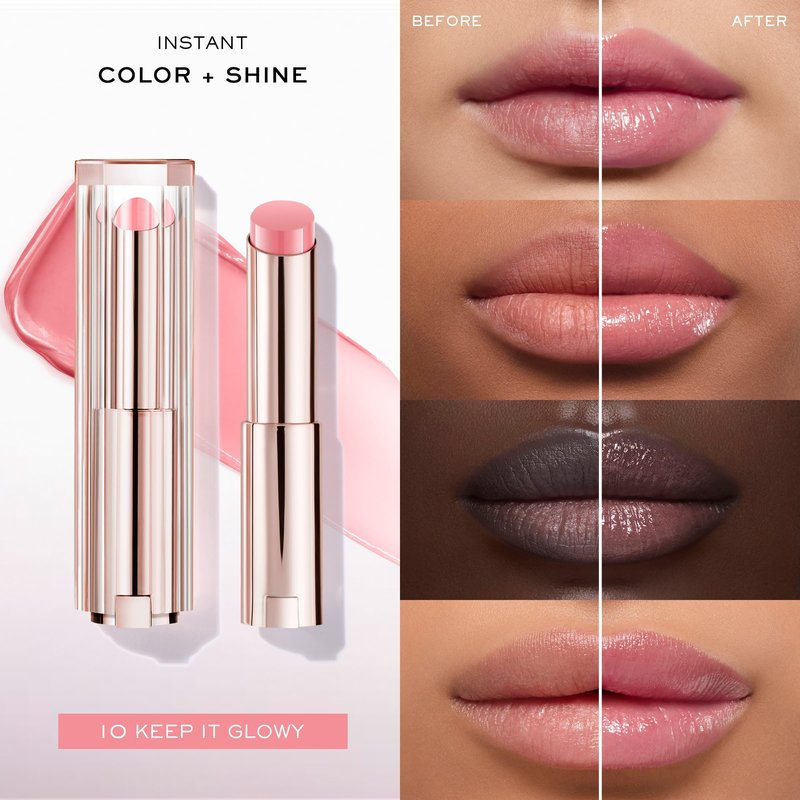 Lancôme Lip Idôle Duo Gift Set,Tinted Lip Balm & Long Lasting Waterproof Liner, Buildable Color & Moisture, Creamy Matte Pencil Shapes & Contours, Formulated with Shea Butter, Jojoba Oil & Ceramides