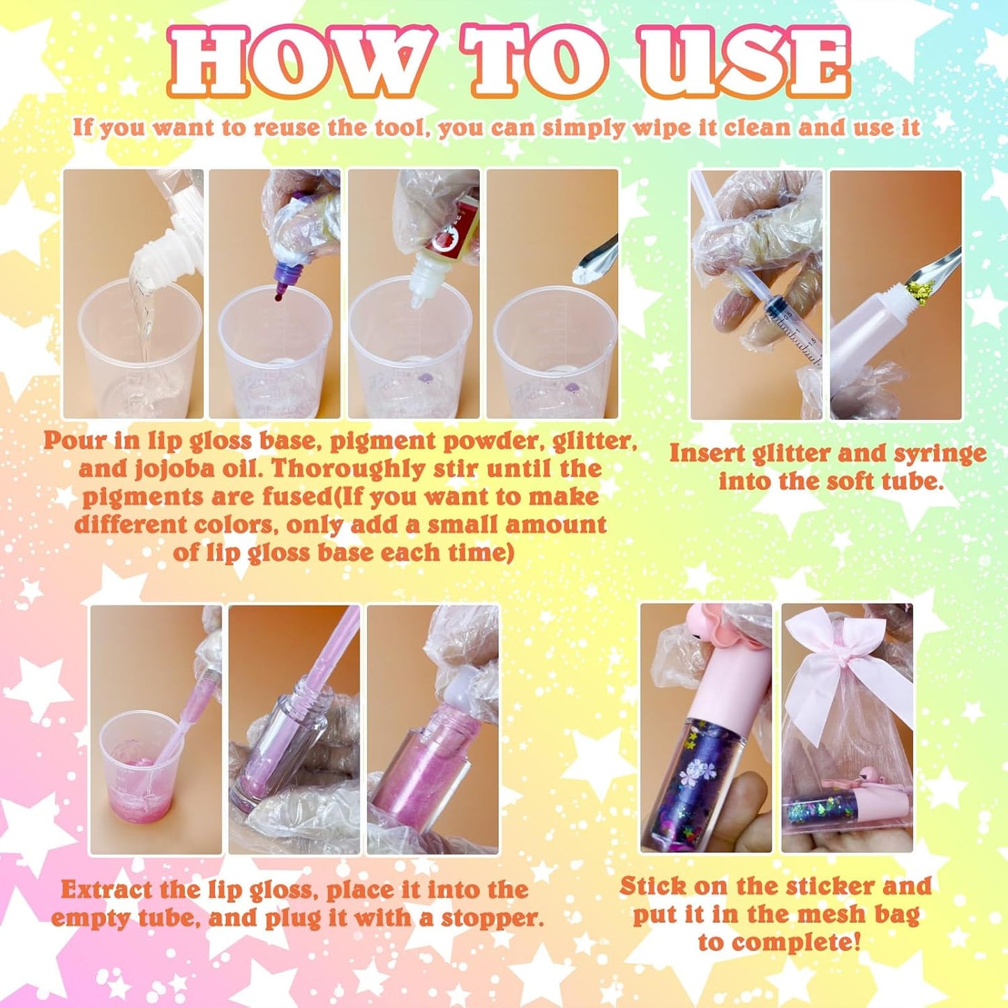 Thaluna Lip Gloss Making Kit - DIY Lip Gloss Set for Women | Fun, Moisturizing & Glittery Gifts