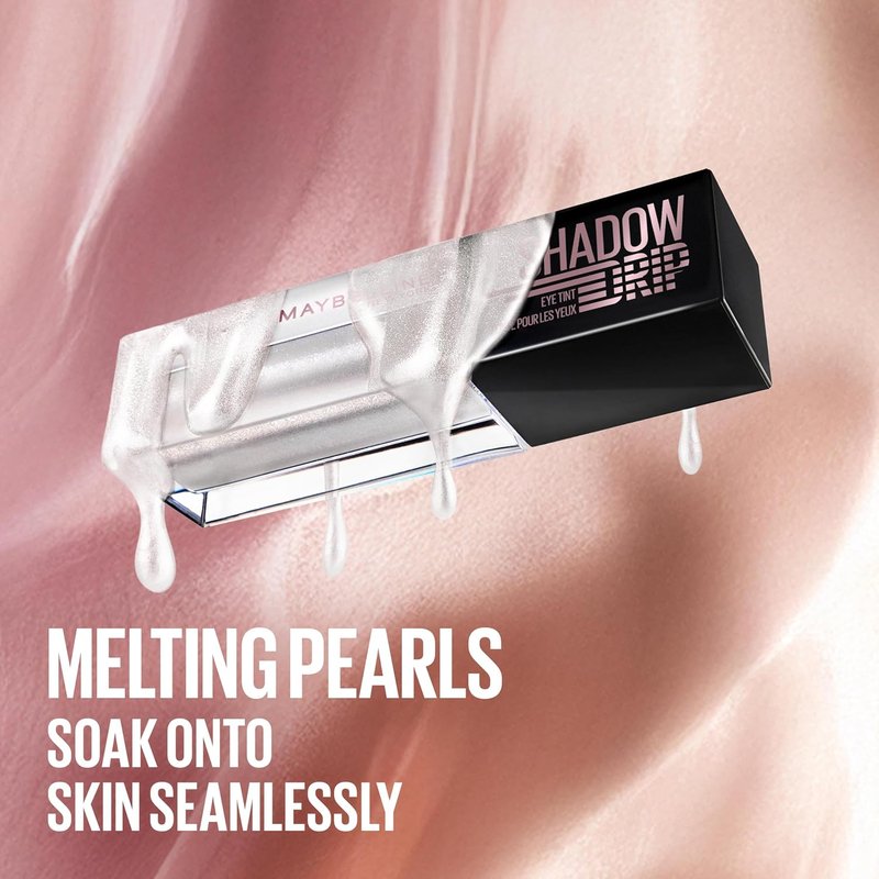 MAYBELLINE Shadow Drip Eye Tint - High-Impact Liquid Eyeshadow in Amethyst Drip | 16HR Lightweight Shimmer