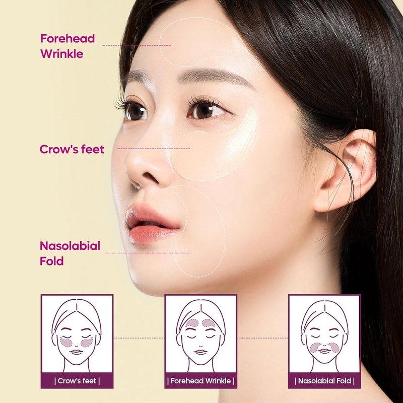 Dr. Melaxin Calcium Volume Eye Patch - Revitalize Sagging Under Eyes & Reduce Dark Circles | 60 Patches