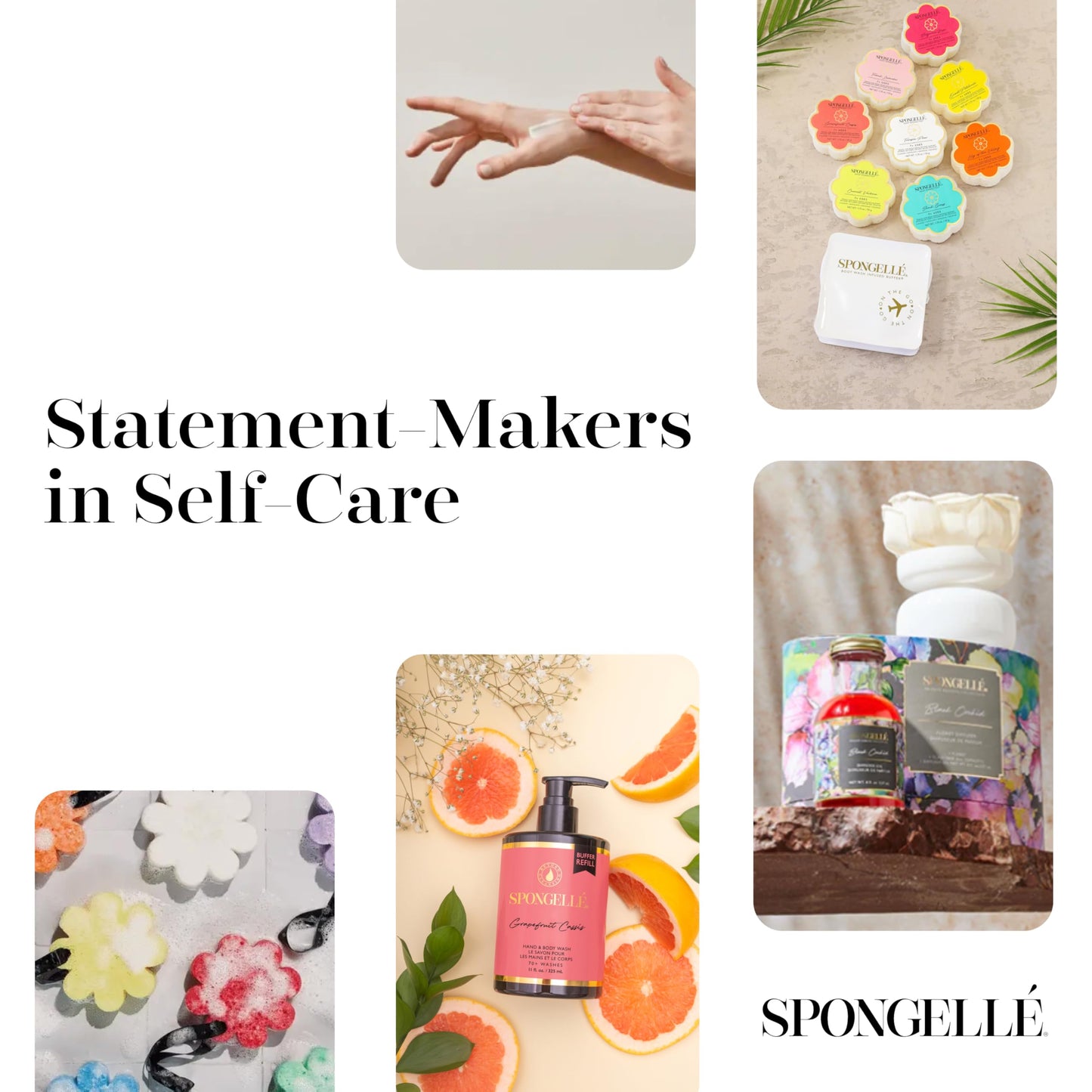 Spongelle Lavender Essentials Body Buffer | Bath & Shower Loofah for Women | Cleanse, Exfoliate, and Nourish in one Easy Step | Cruelty-Free, Vegan, Dermatologist-Tested, Made in USA