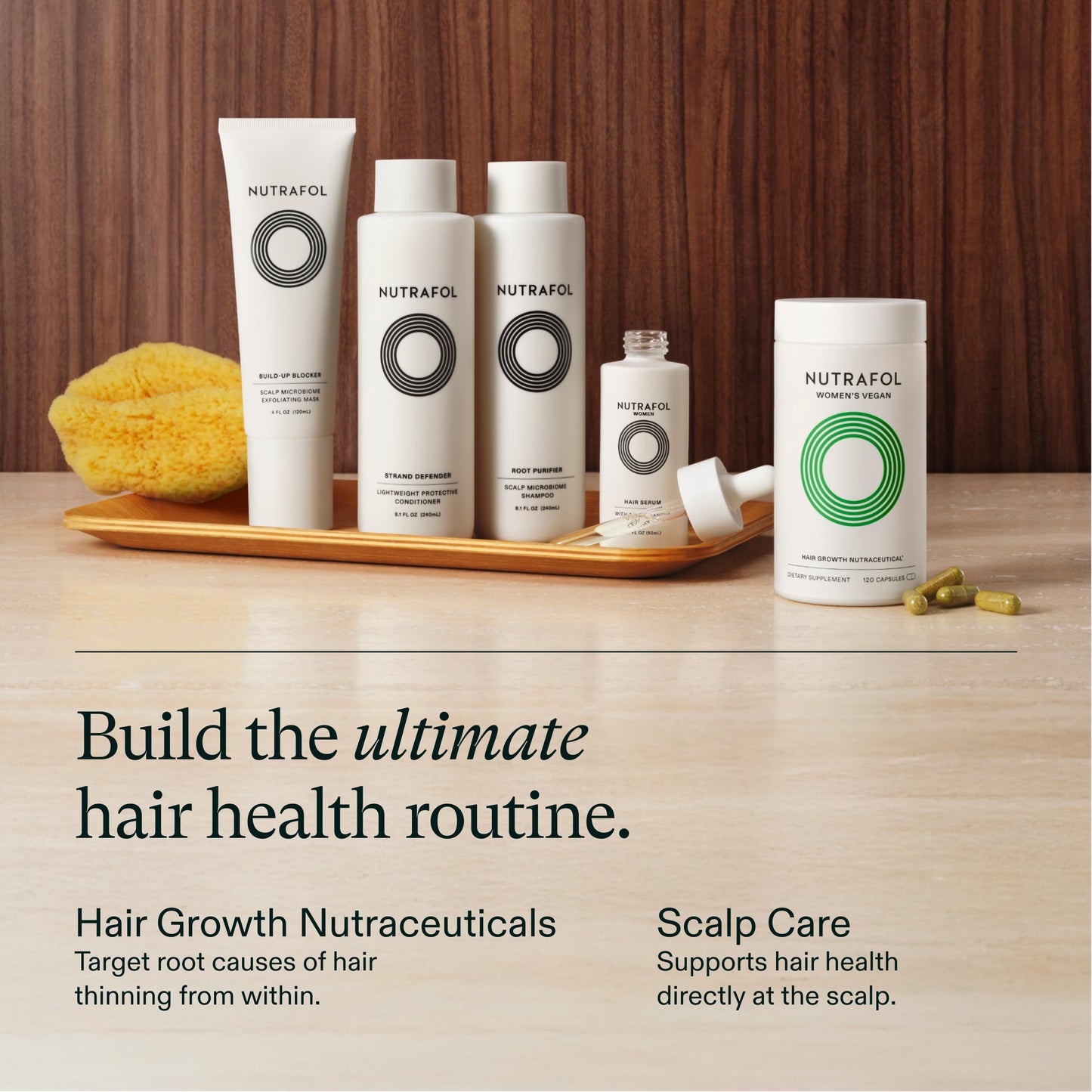 Nutrafol Exfoliating Scalp Mask, Eliminates Product Build-up and Oil for Healthier Hair and Scalp, Physician-formulated for Thinning Hair, Color and Extension Safe - 4 Fl Oz Bottle