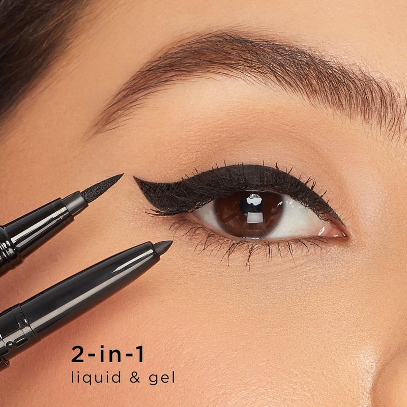 Tarte Double Take Eyeliner - 2-in-1 Waterproof Pencil for Bold All-Day Wear | Easy to Apply, Vegan, Cruelty-Free