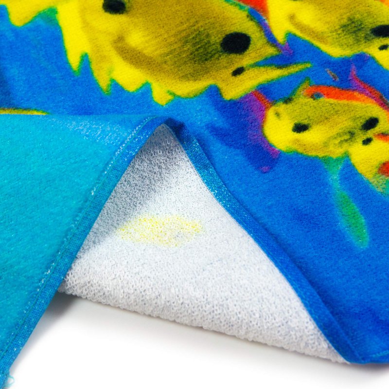 Beachland Turtle Beach Towel 30 x 60 inch Fishes Underwater Tropical 100% Cotton (Turtle Reef, 30" x 60")