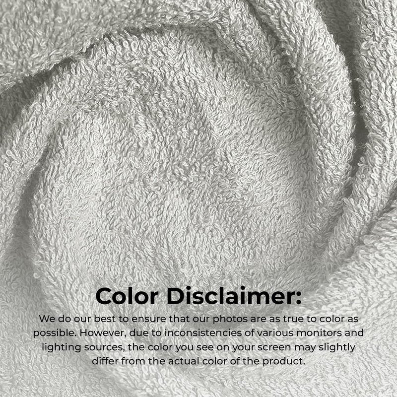 Avalon Towels Salon Towel - Silver Hand Towels Bulk Pack of 24 - 100% Cotton Absorbent Spa, Facial & Gym Towel for Working Out - 16x27 Inches (Not Bleach Proof)