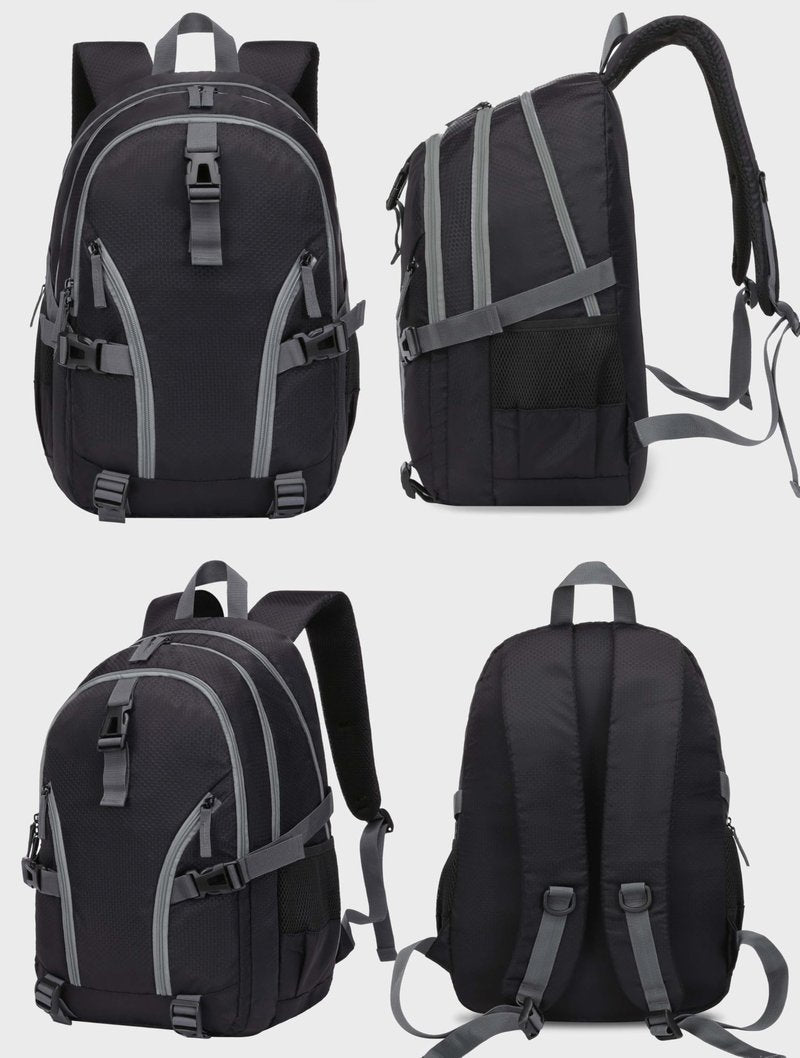 BLUEFAIRY High School Backpack for Girls Boys Middle School Bookbag for Kids Back to School Bag for College with Large Compartment Casual Daypack Mochilas para Niñas Adolescentes 18" Black