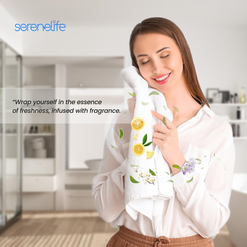 SereneLife Fragrance Disc, 15 Fragrant Scents Suitable, for Towel Warmer Bucket, Convenient Size Fits in Most Air Freshener Holders , Fresh Aroma Stays for 30 to 60 Days