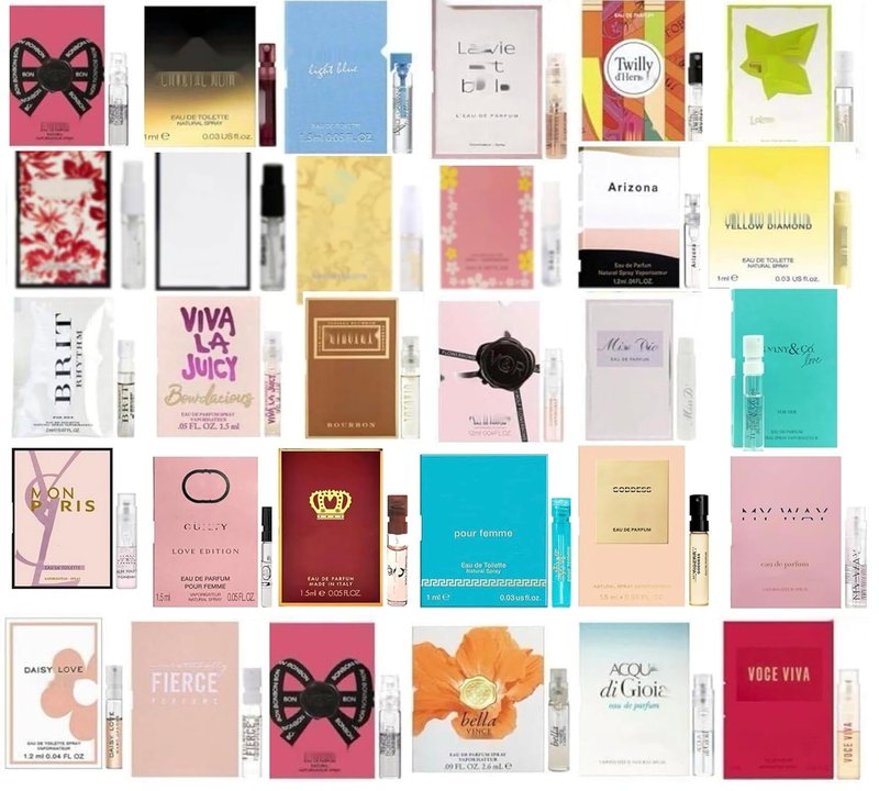 Designer Fragrance Sampler Set for Women - 12 High-End Perfume Vials | Luxury Scents