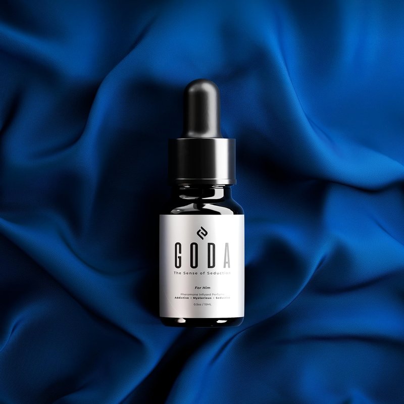 GODA Pheromones Cologne for Men - Infused with Real Pheromones | Citrus & Lavender Scent - 15ml/0.50 fl oz