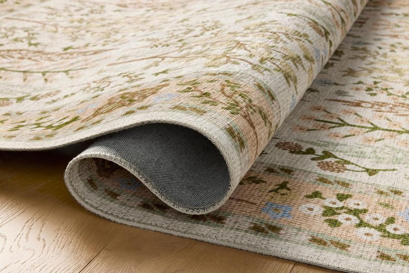 Loloi Rifle Paper Co. Canopy Collection Area Rug - Cream 6' x 9' for Stylish Home Décor