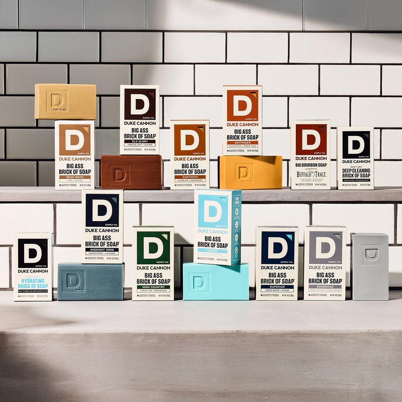 Duke Cannon Supply Co. Soft Side Hydrating Brick Of Soap For Men - Shea Butter - Sandalwood Scent - 6oz