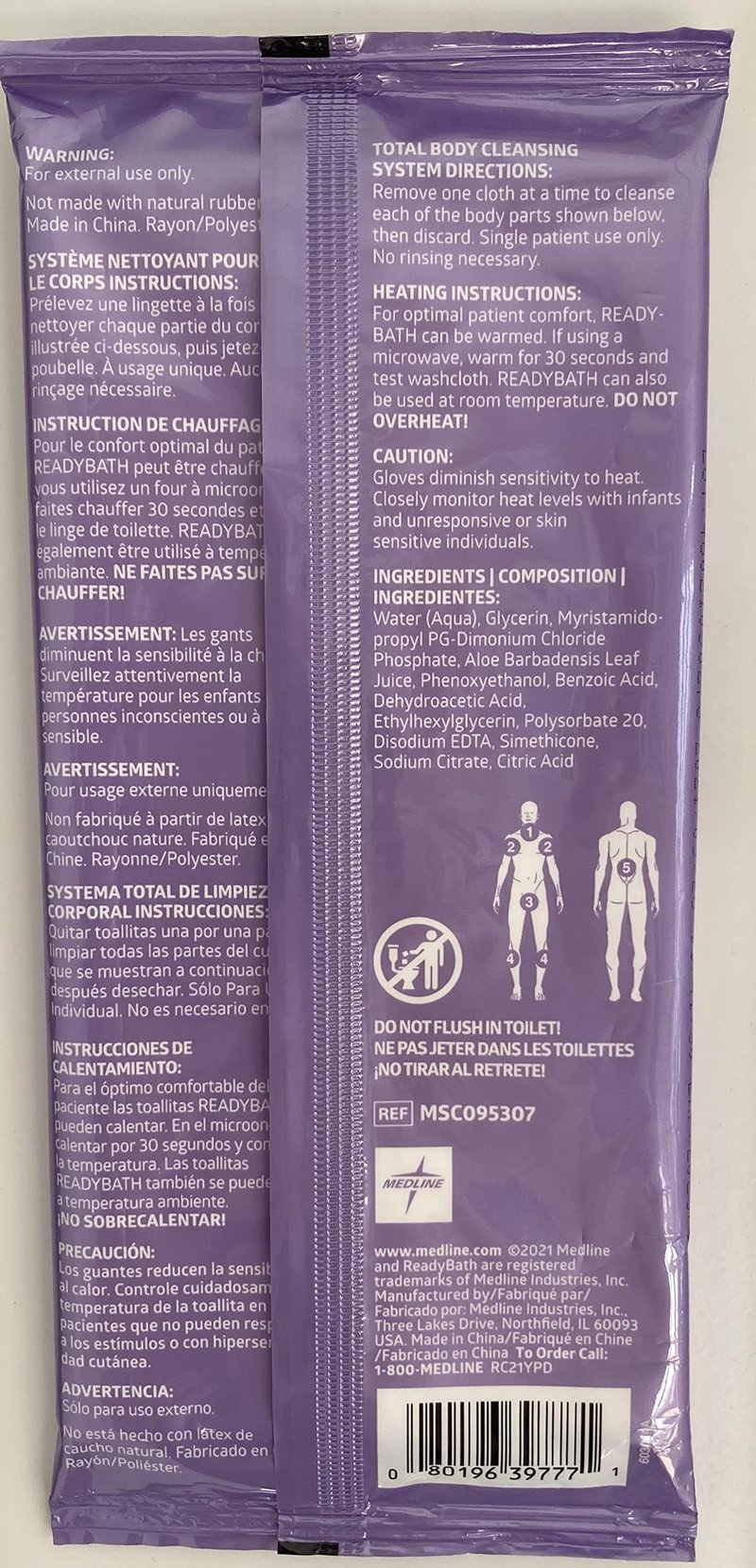ReadyBath bathing cloth