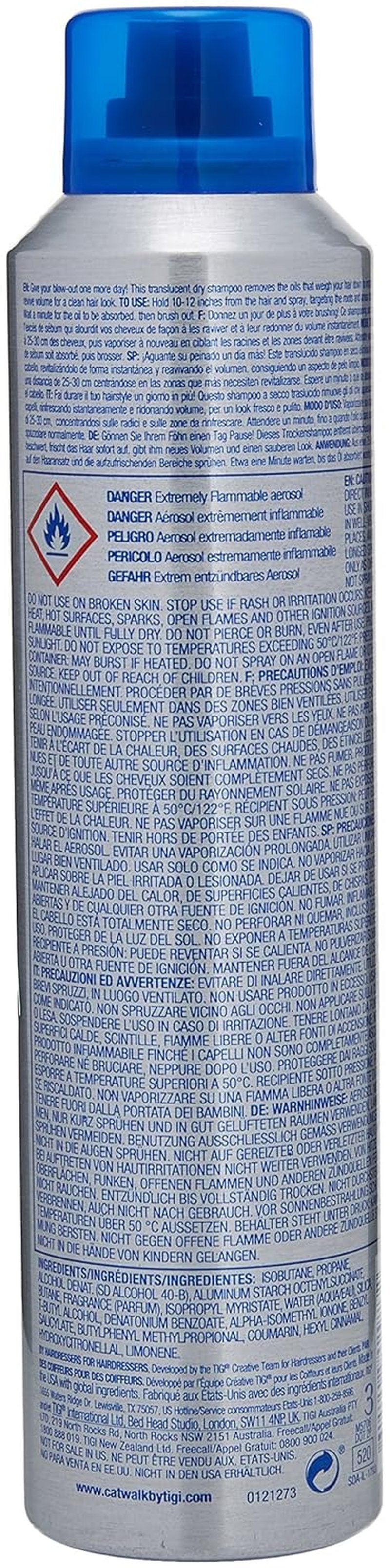 TIGI Catwalk Transforming Dry Shampoo - 8.4 Ounce | Refresh & Revive Hair Instantly