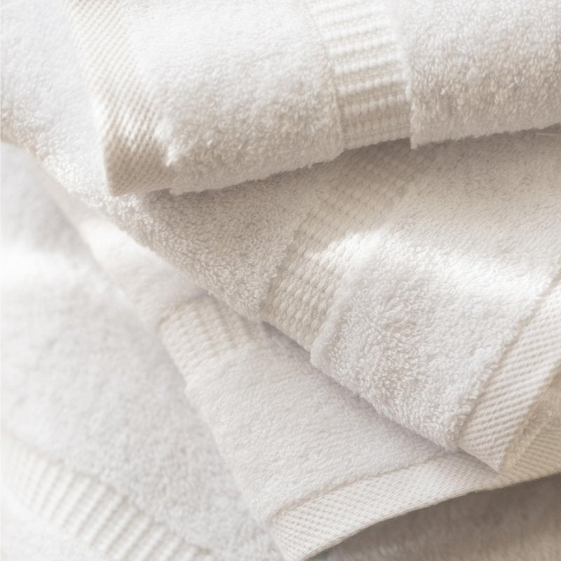SALBAKOS 12-Piece 100% Turkish Cotton Wash Cloths for Bathroom & Face - Soft 13x13 in Small Towels for Body & Kitchen - Thick, Absorbent Multi-Use Oeko-TEX Certified Washcloths (White, 12 Washcloths)