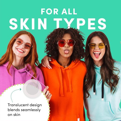 Dots for Spots Pimple Patches For Face - Fast Acting, Translucent Hydrocolloid Zit Patches that Unclog Pores - Korean Skincare - Vegan, Cruelty Free - (60 count)