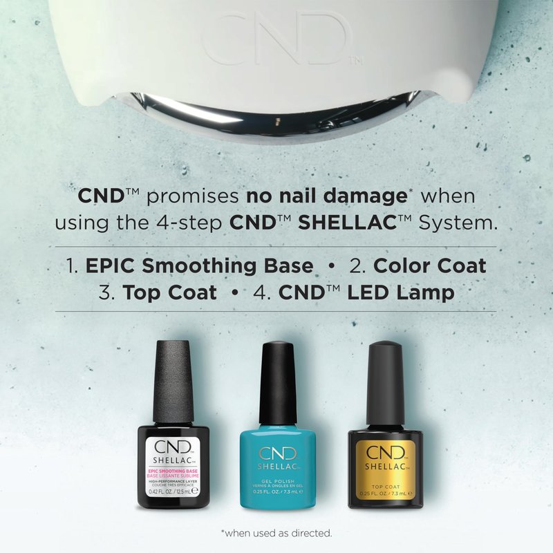 CND Shellac™ Gel Polish No Wipe Top Coat, 0.42 fl oz.