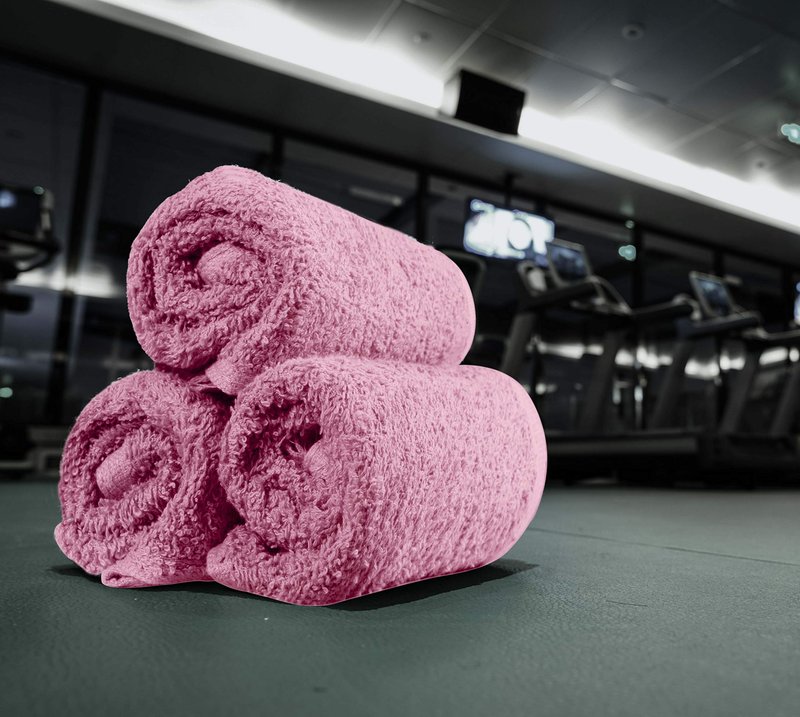 Utopia Towels 60 Pack Cotton Washcloths Set, 100% Ring Spun Cotton, Premium Flannel Face Cloths, Highly Absorbent and Soft Feel Fingertip Towels, Pink