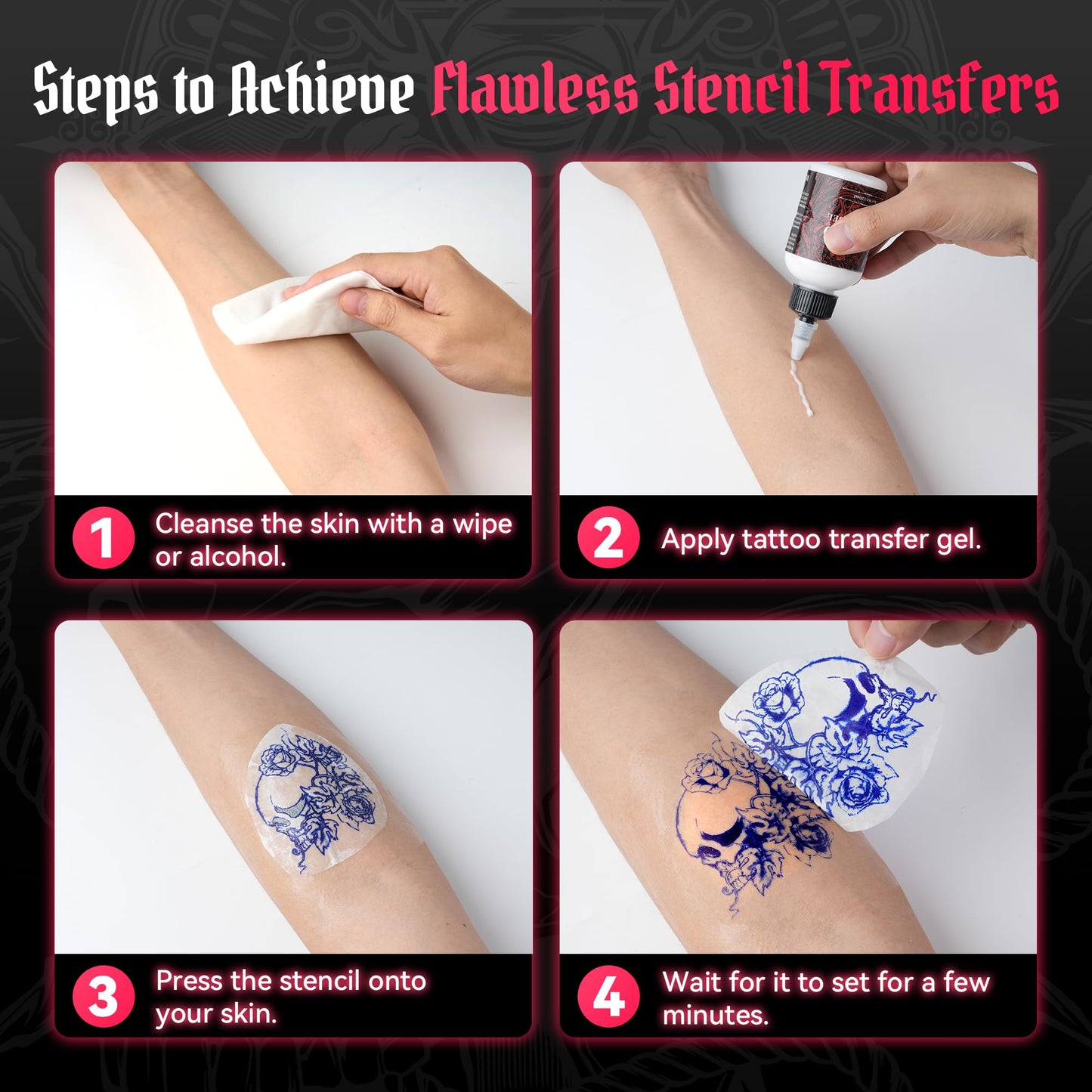 TATTMUSE 2026 New Version Tattoo Stencil Printer Machine with 10pcs Transfer Paper, Wireless Bluetooth Thermal Tattoo Machine for Tattooing Beginner & Studio, Compatible with Phone & Pad