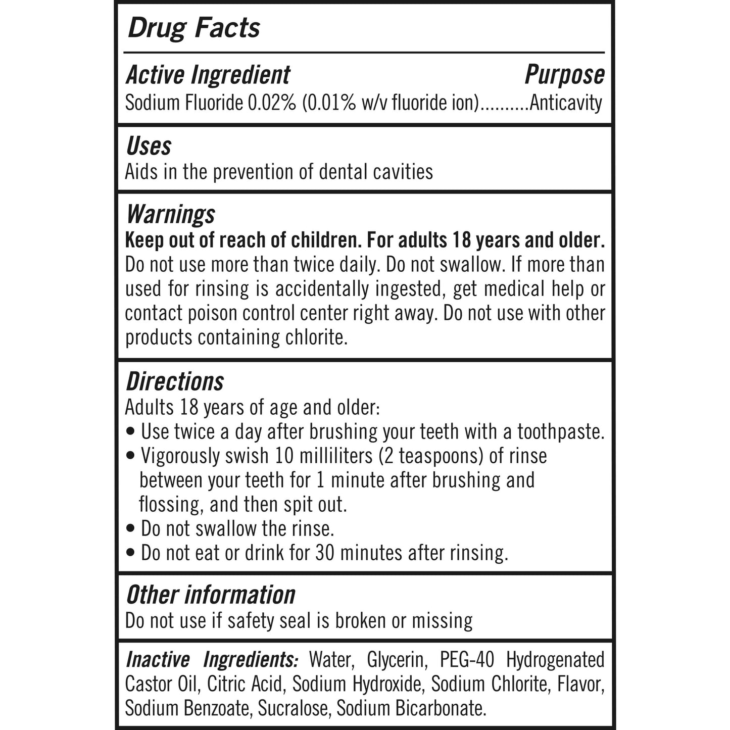 TheraBreath Complete Mouthwash, 6-in-1 Benefits, Alcohol-Free, Revitalizing Mint (2 Pack)