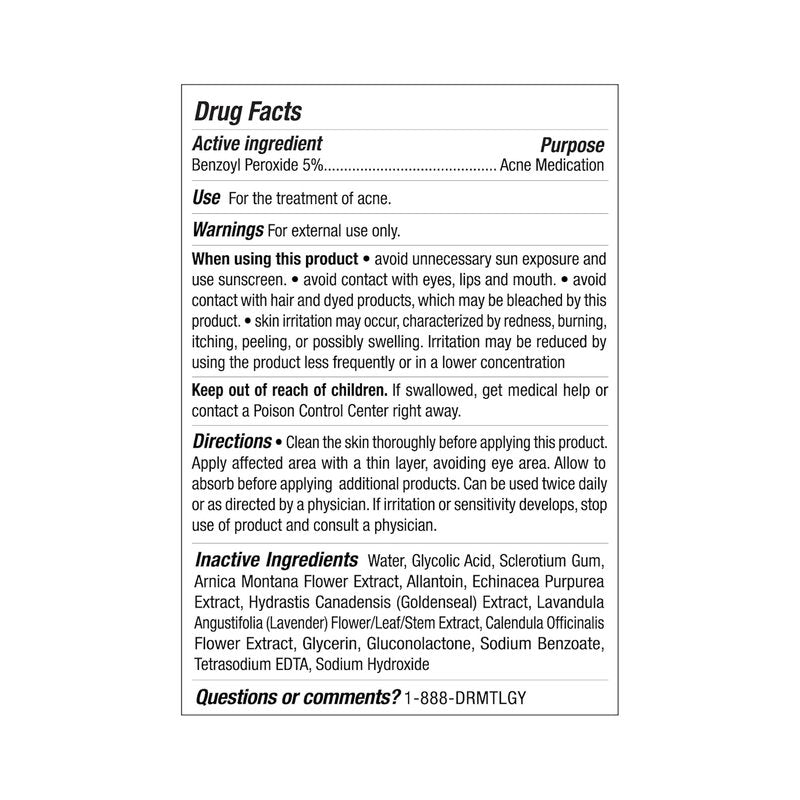 Acne Spot Treatment Serum - Micronized Benzoyl Peroxide 5% & Glycolic Acid | 1.1 oz, 2 Pack