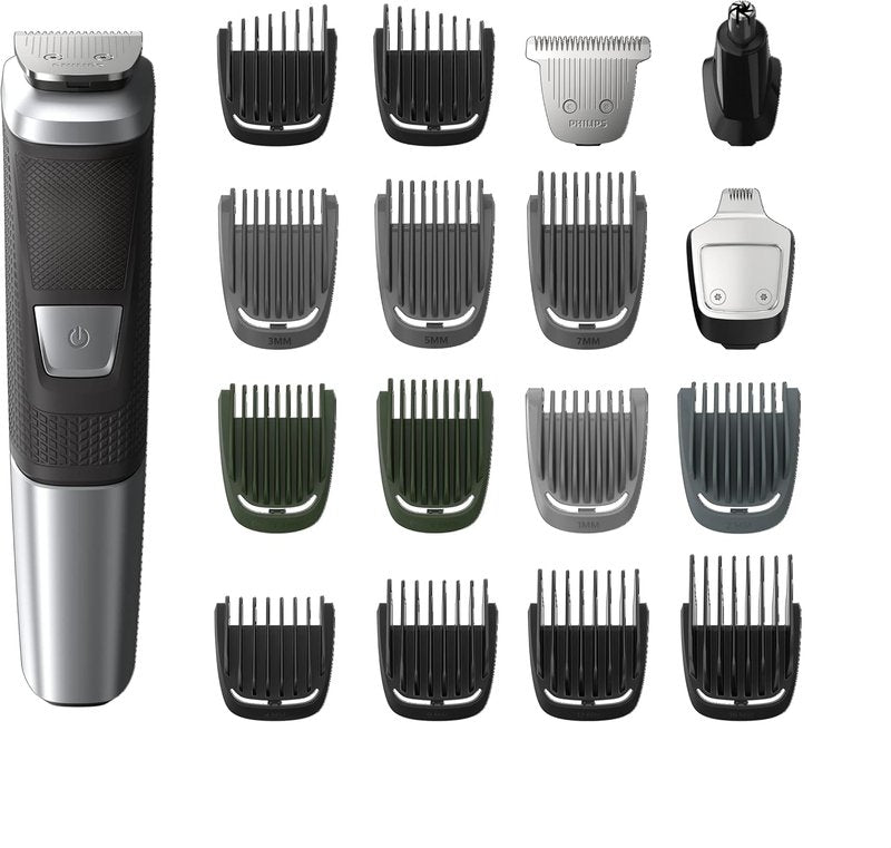 Philips Multigroom Series 5000 - 18-Piece Men's Trimmer Set | Beard, Hair & Body Grooming