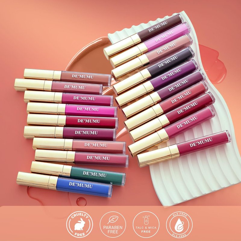 Depuplum Dark Red Lipstick - Matte Superstay Formula | Long Lasting, Smudgeproof, Cruelty-Free (DM18 Oxblood Red)