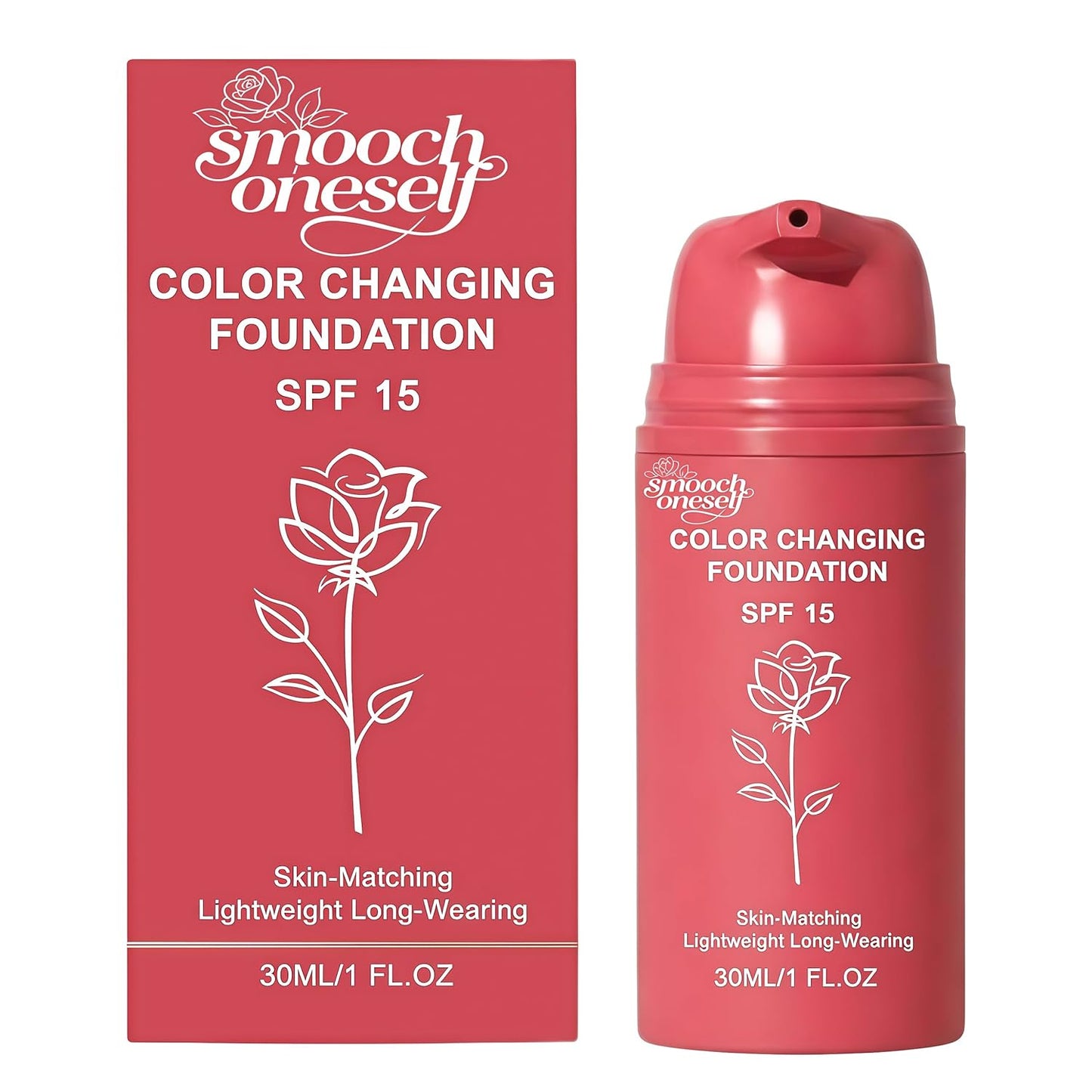 Smooch Oneself Korean Color Changing Foundation - Buildable Coverage & Moisturizing Finish for Mature Skin