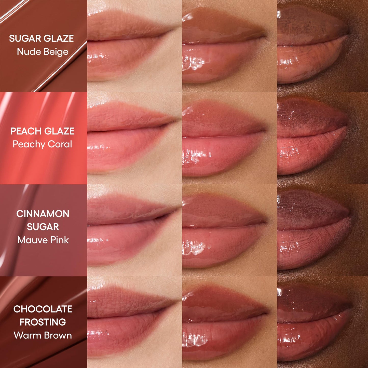 LANEIGE Glaze Craze Tinted Hydrating Lip Serum, for Glossy, Nourished Lips with Plumping Polypeptides, Chocolate Frosting