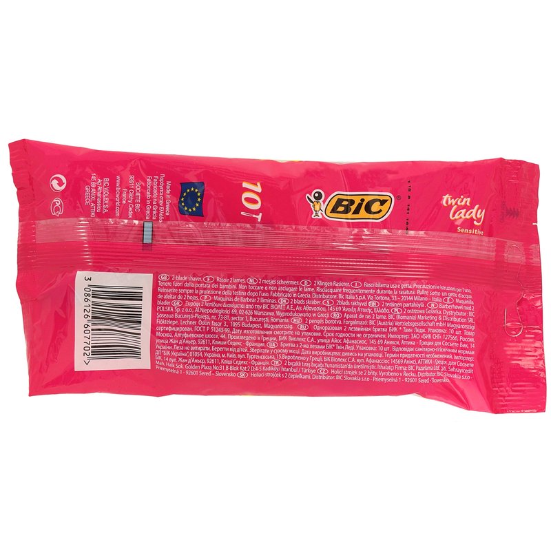 Bic Twin Lady Ladies Plastic Shaver pack of 10