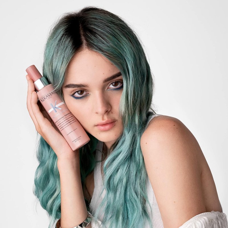Kerastase Chroma Absolu Hair Serum - Moisturizing Anti-Frizz Treatment for Color-Treated Hair | Heat Protection