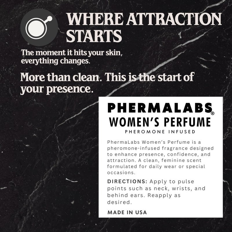 PHERMALABS MAX GOLD for Her – Pheromone-Infused Luxury Perfume for Women, Presence Enhancing Signature Scent, Long-Lasting Feminine Fragrance, 30ml