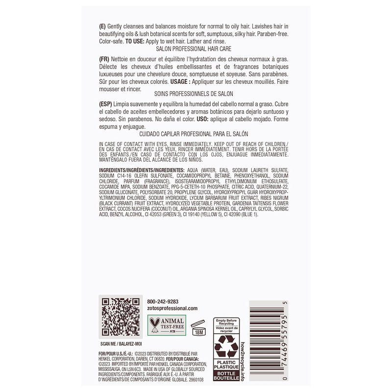 Bain de Terre Green Meadow Shampoo - Gentle Cleansing for Soft, Silky Hair | Paraben-Free, Color-Safe