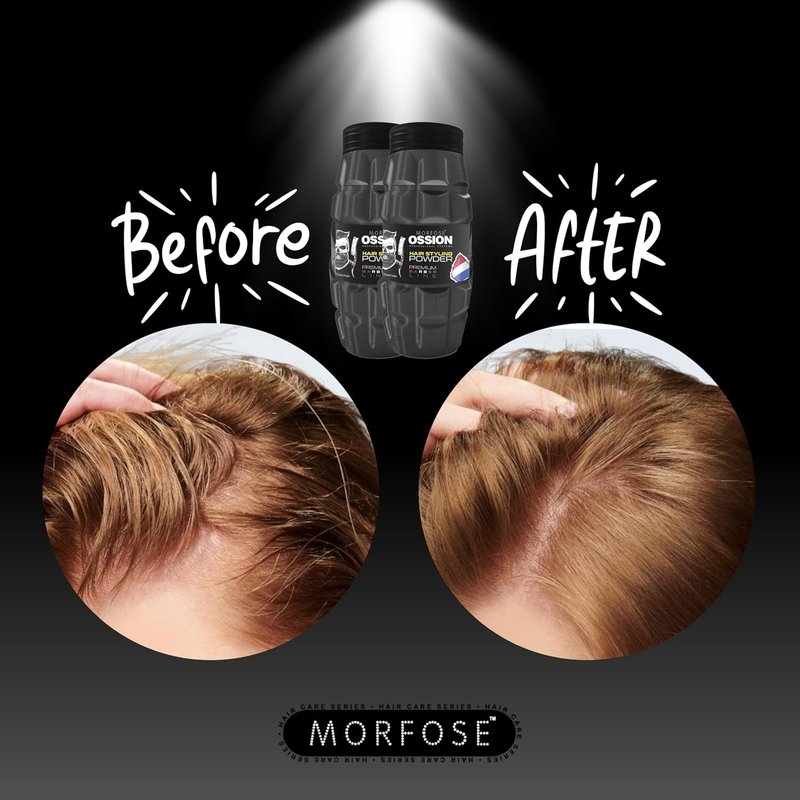 Morfose 3-in-1 Hair Styling Powder - Matte Finish, Volume & Strong Hold | 0.7 oz Volumizing Powder
