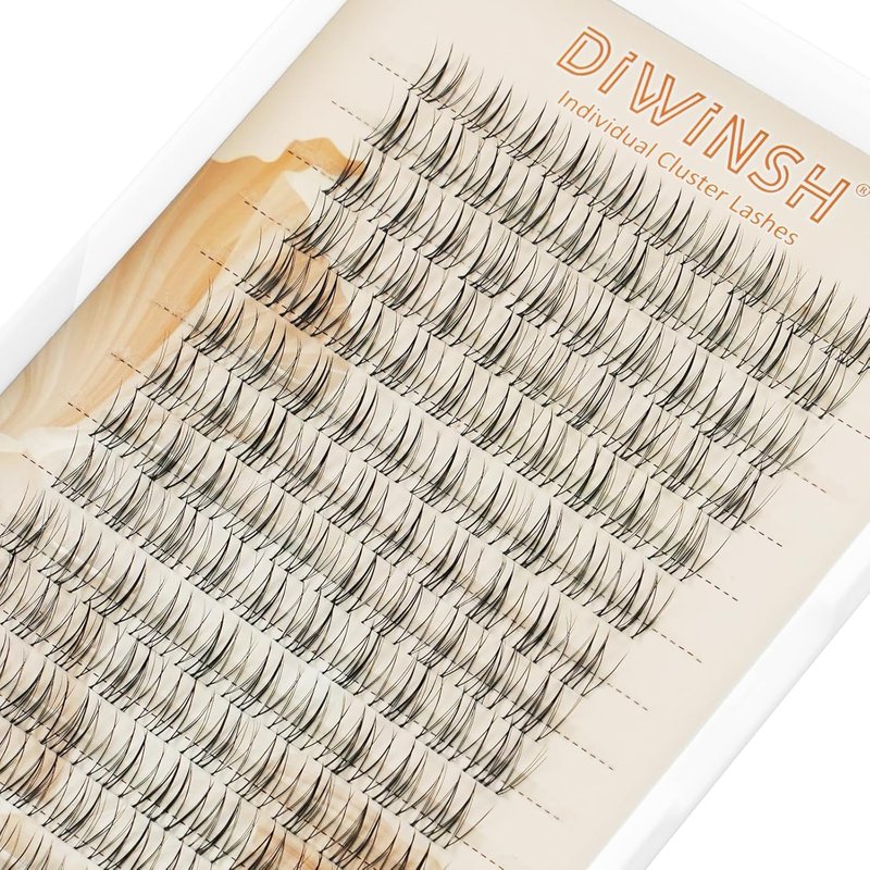 Wispy Lash Clusters - 140pcs 10mm Short Individual Eyelash Extensions | Soft Thin Invisible Band