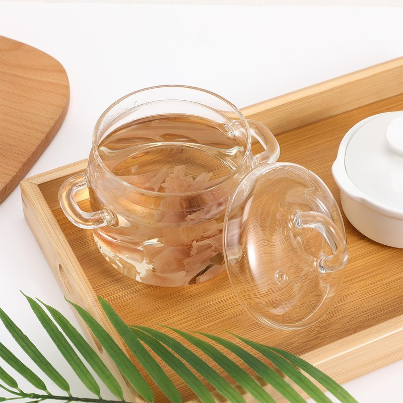 Hemoton Glass Pot with Lid 23Oz Clear Heat-Resistant Borosilicate Stewing Pot for Cooking Soup Noodles Tea and Milk on Stovetop