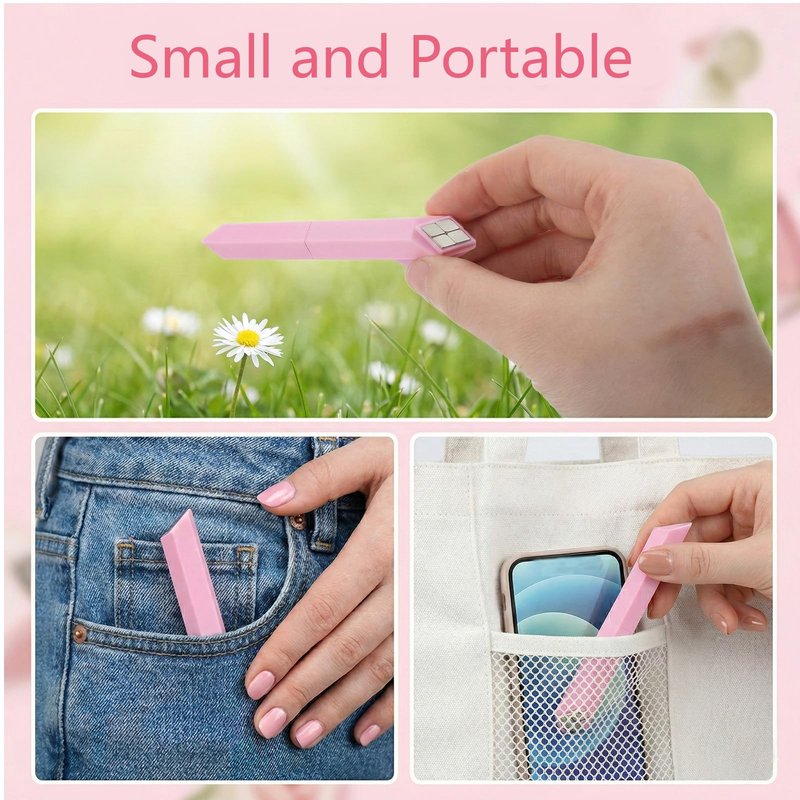 Hadnves 4PCS Cat Eye Magnet Set for Nails 3-in-1 Cat Eye Magnet Pen Heart Cat-Eye Magnetic Tool Cat-Eye Gel Polish Nail Magnets for Beginner Nail Artists Various Creative Patterns Fit Home Salon DIY