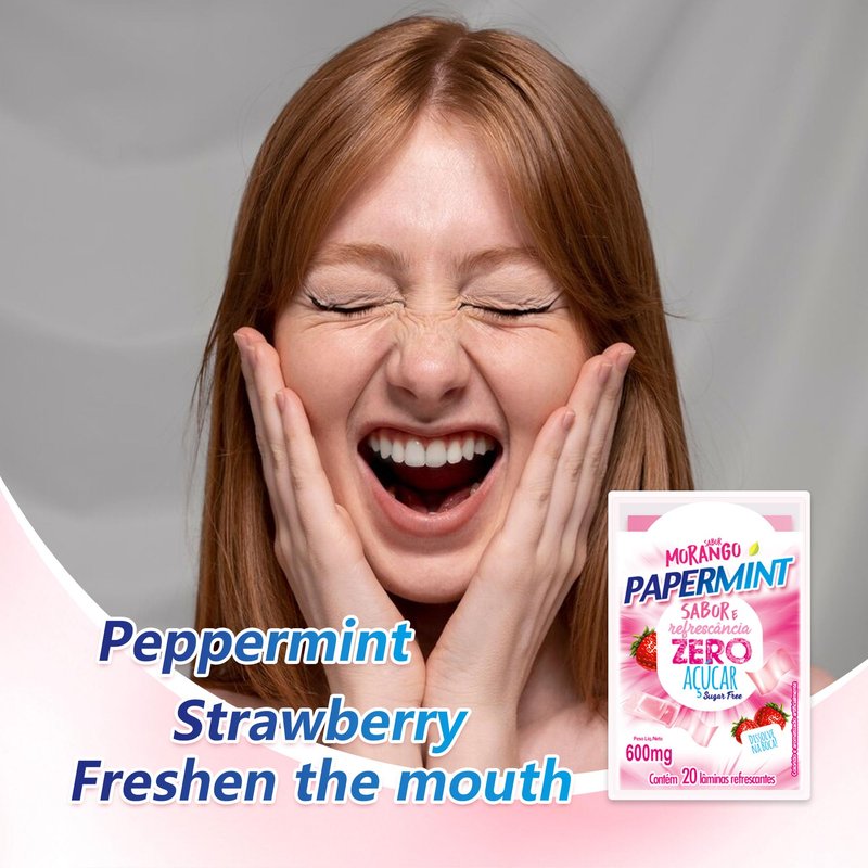 24 Packs of 20-Strips Each of Freshburst Pocketpaks Bad Breath Strips to Keep Your Mouth Fresh(Strawberry)